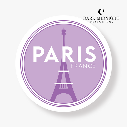 Paris Destination Sticker - Officially Licensed Unexpectedly In Love Series