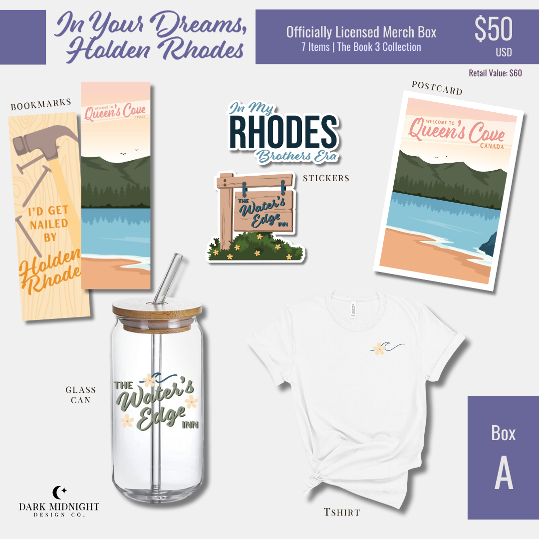 In Your Dreams, Holden Rhodes Merch Box - Officially Licensed Queen's Cove Series