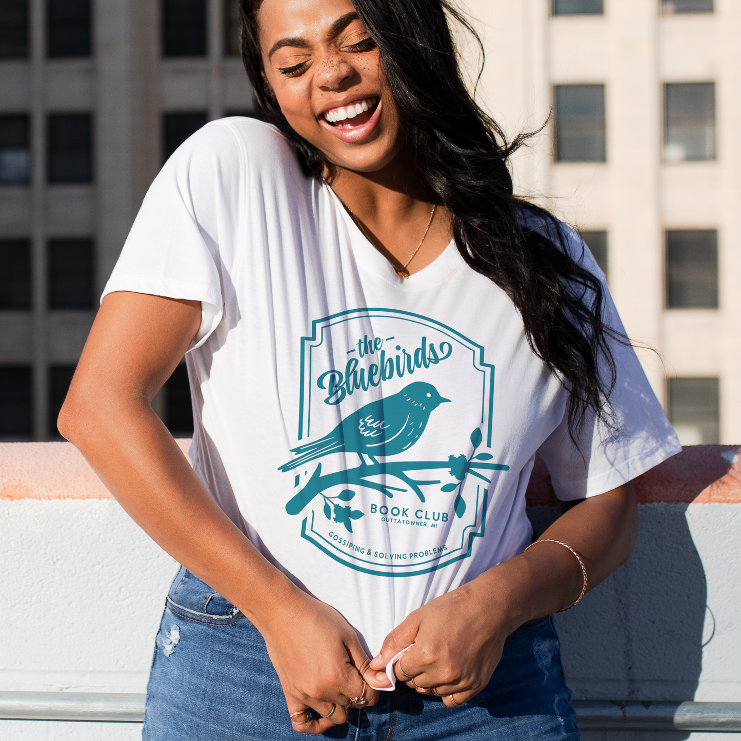 Bluebirds Book Club Tee - Officially Licensed Sullivan Family Series