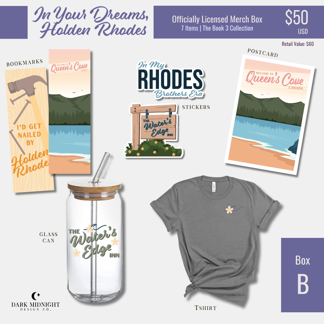 In Your Dreams, Holden Rhodes Merch Box - Officially Licensed Queen's Cove Series
