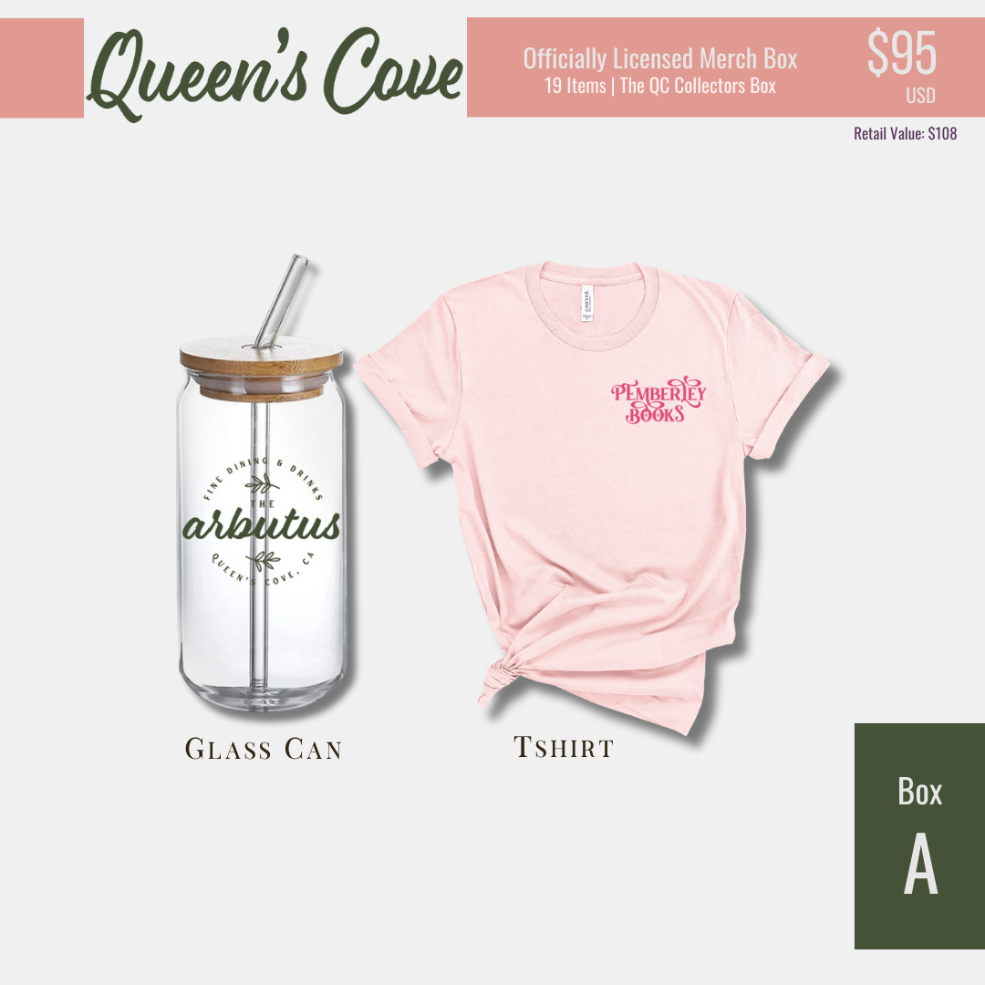 The Queen's Cove Merch Box - Officially Licensed Queen's Cove Series