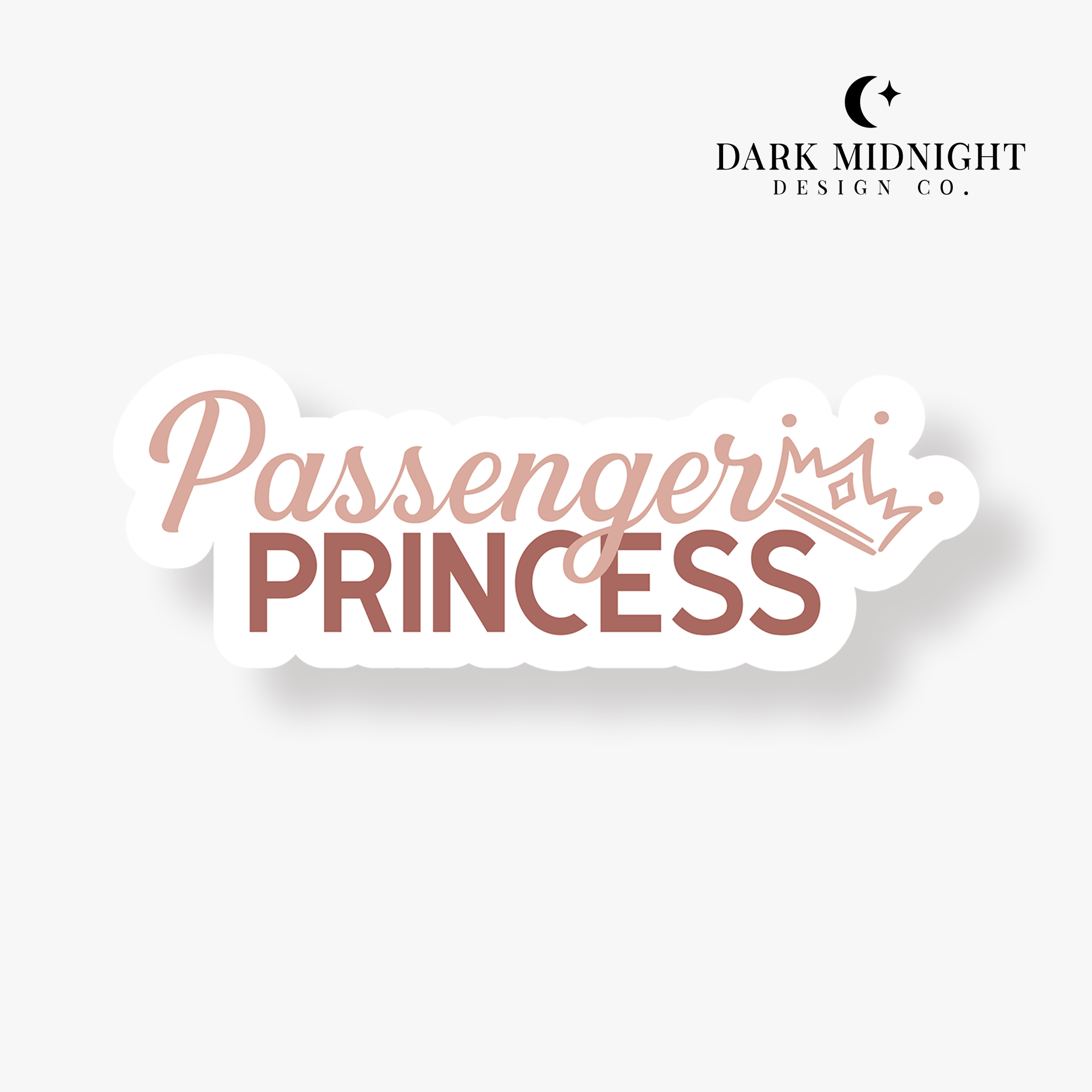 Passenger Princess Sticker Officially Licensed Cherry Peak Series Dark Midnight Design Co