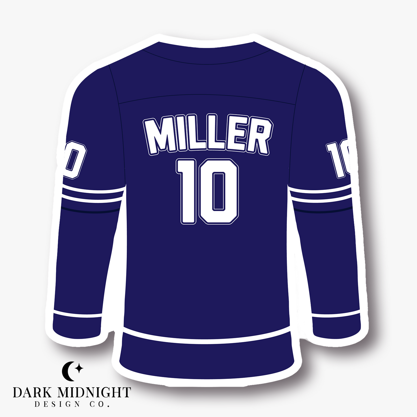 Rory Miller Jersey Sticker - Officially Licensed Vancouver Storm Series