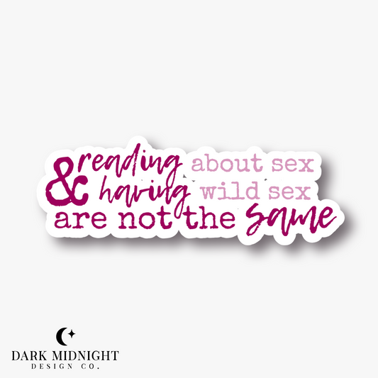 Having All The Sex Sticker - Officially Licensed Peacock Springs Merch