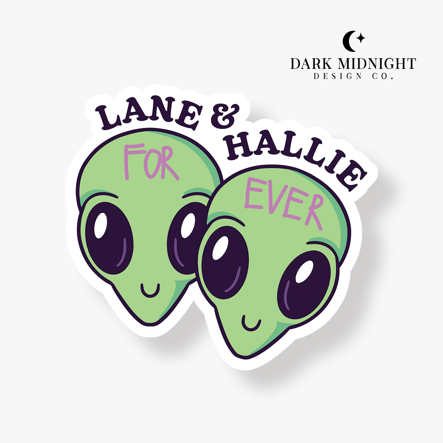 Lane & Hallie Forever Sticker - Officially Licensed Orleans University Series Merch