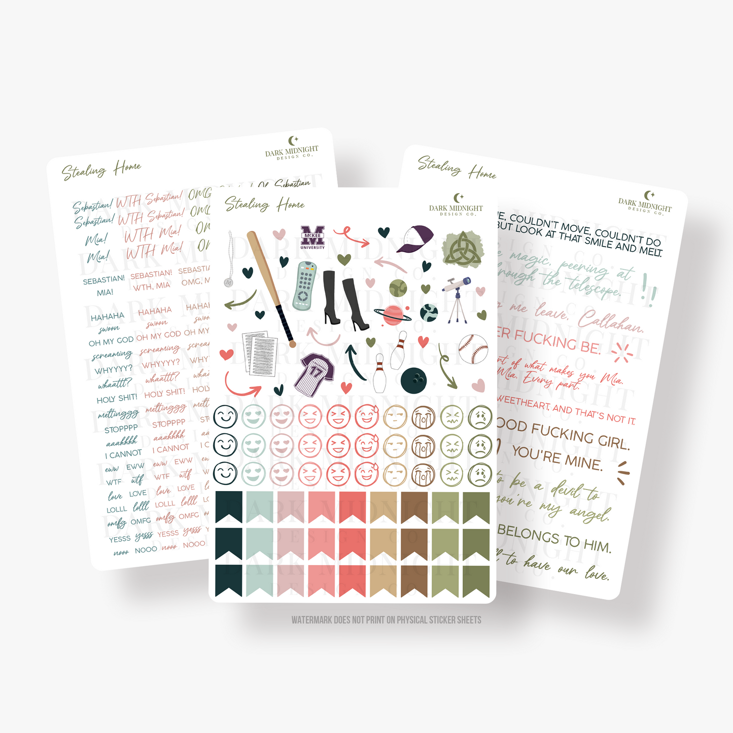 Stealing Home Annotation Stickers - Officially Licensed Beyond The Play Series