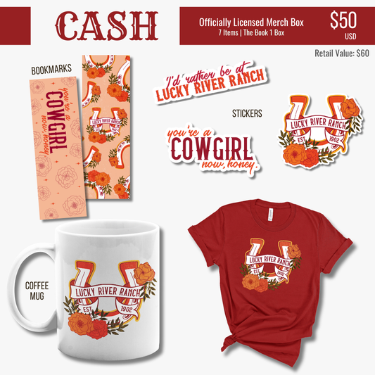 Pre-Order: Cash Merch Box - Officially Licensed Lucky River Ranch Series