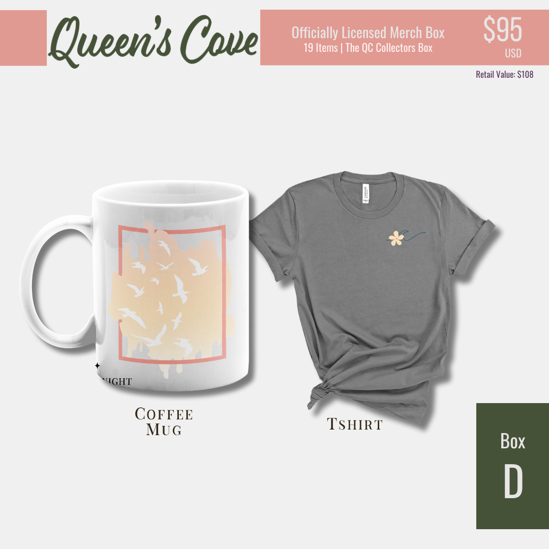 The Queen's Cove Merch Box - Officially Licensed Queen's Cove Series