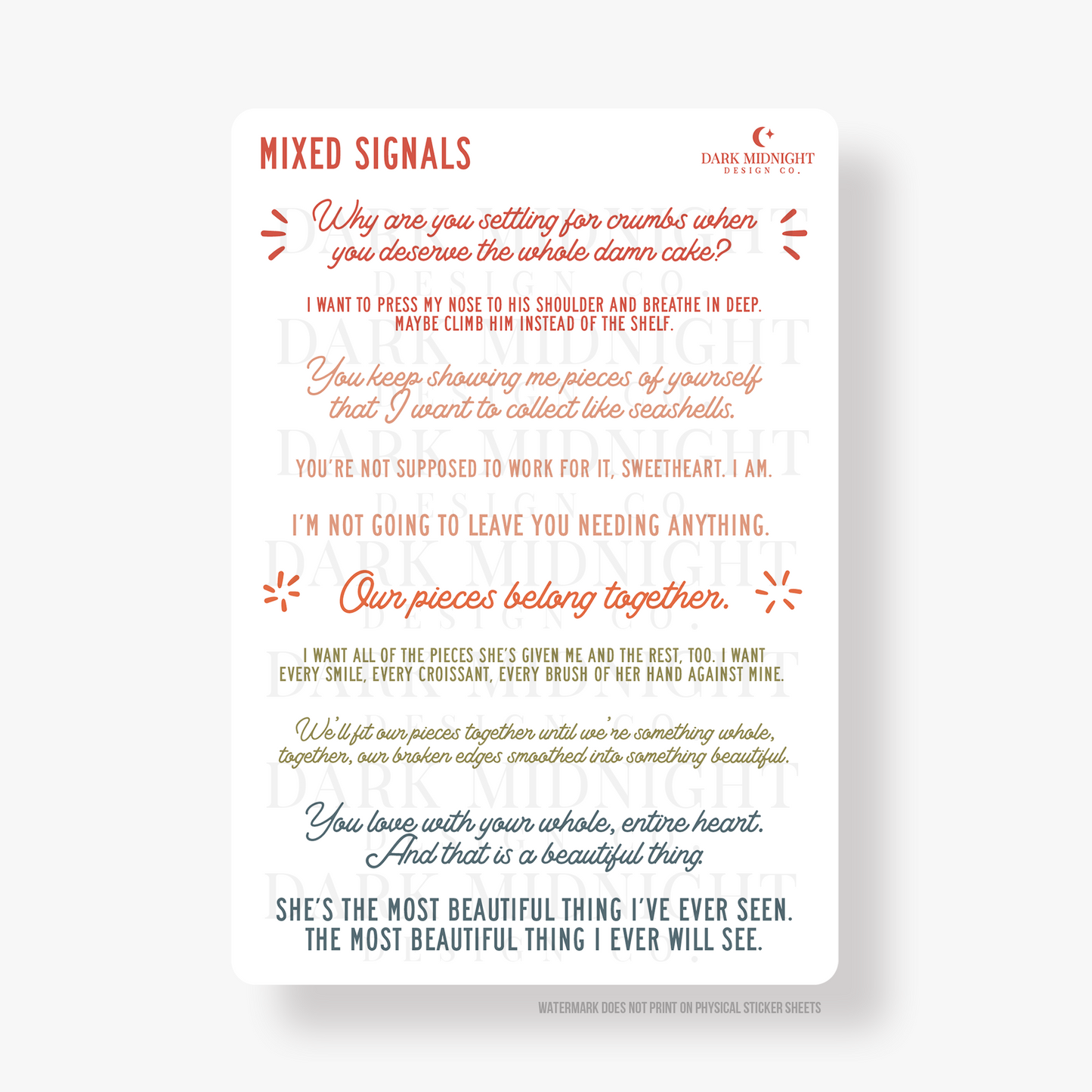 Mixed Signals Annotation Kit - Officially Licensed Lovelight Farms Series