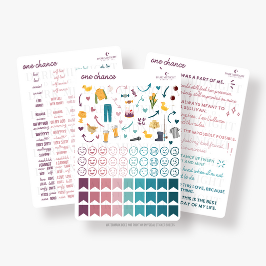 One Chance Annotation Stickers - Officially Licensed Sullivan Family Series