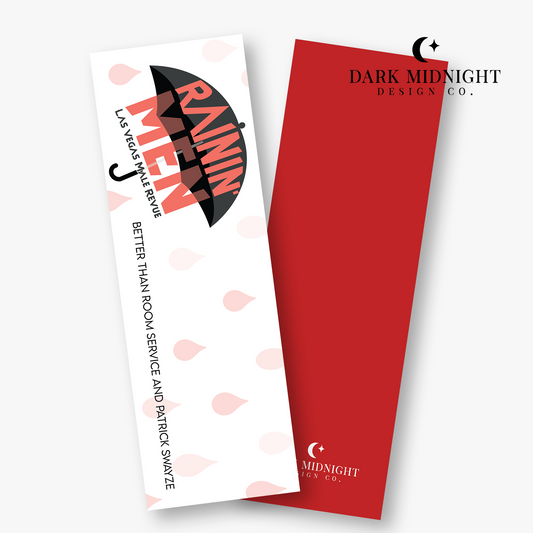 Rainin' Men Logo Bookmark - Officially Licensed Unexpectedly In Love Series