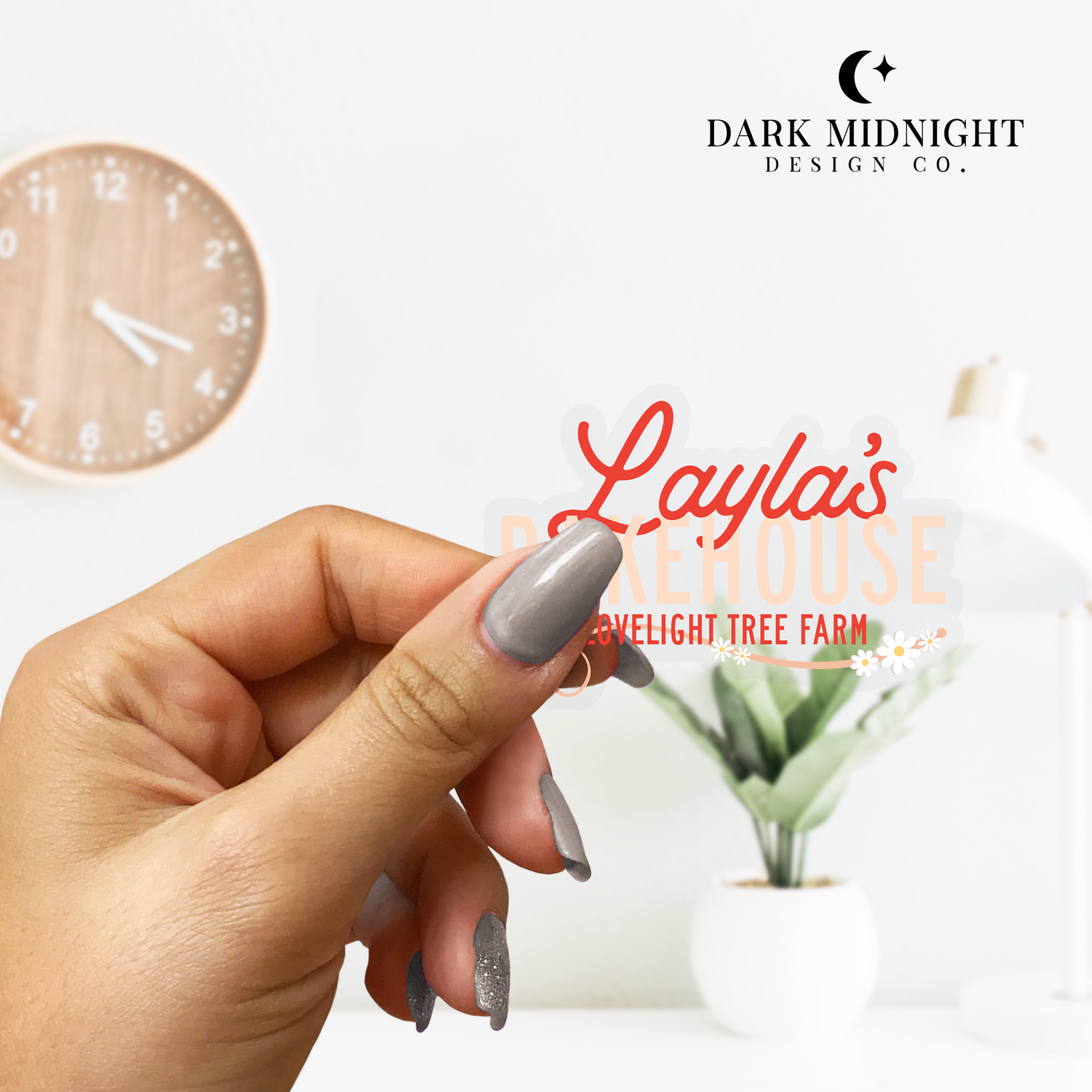 Layla's Bakehouse Logo Sticker - Officially Licensed Lovelight Farms Series