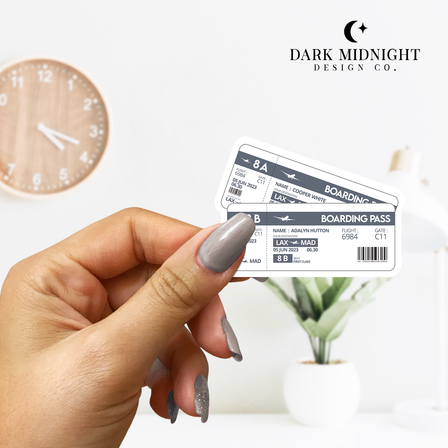 Her Greatest Adventure Boarding Pass Sticker - Officially Licensed Greatest Love Series