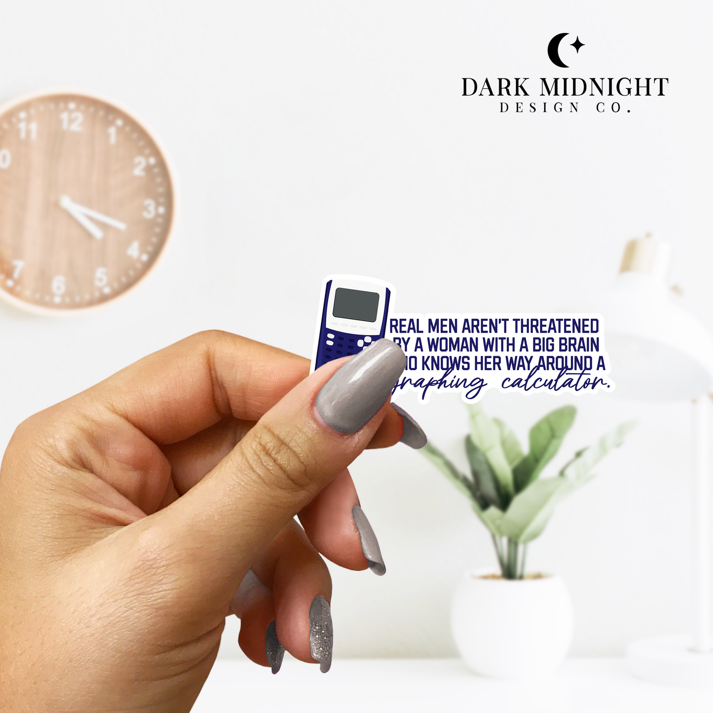 Real Men and Graphing Calculators Sticker - Officially Licensed Vancouver Storm Series