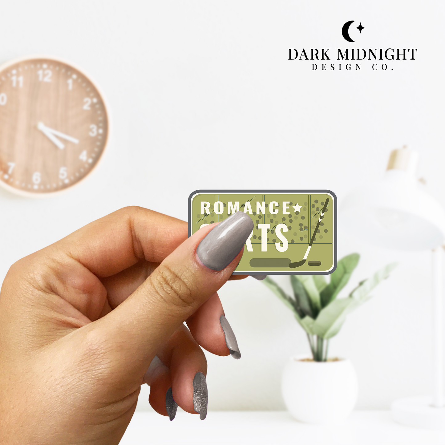 Sports Romance License Plate Sticker