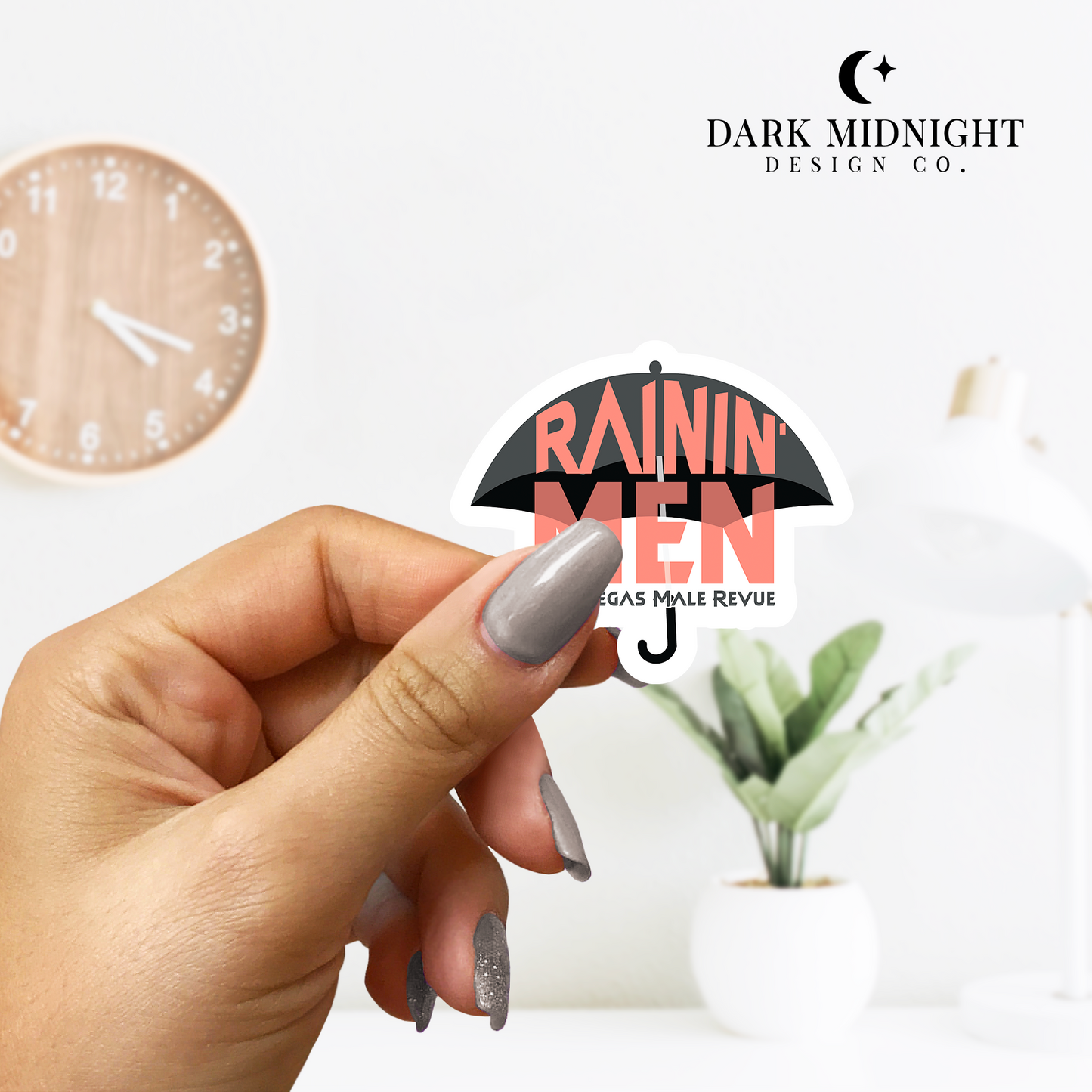 Rainin' Men Logo Sticker - Officially Licensed Unexpectedly In Love Series