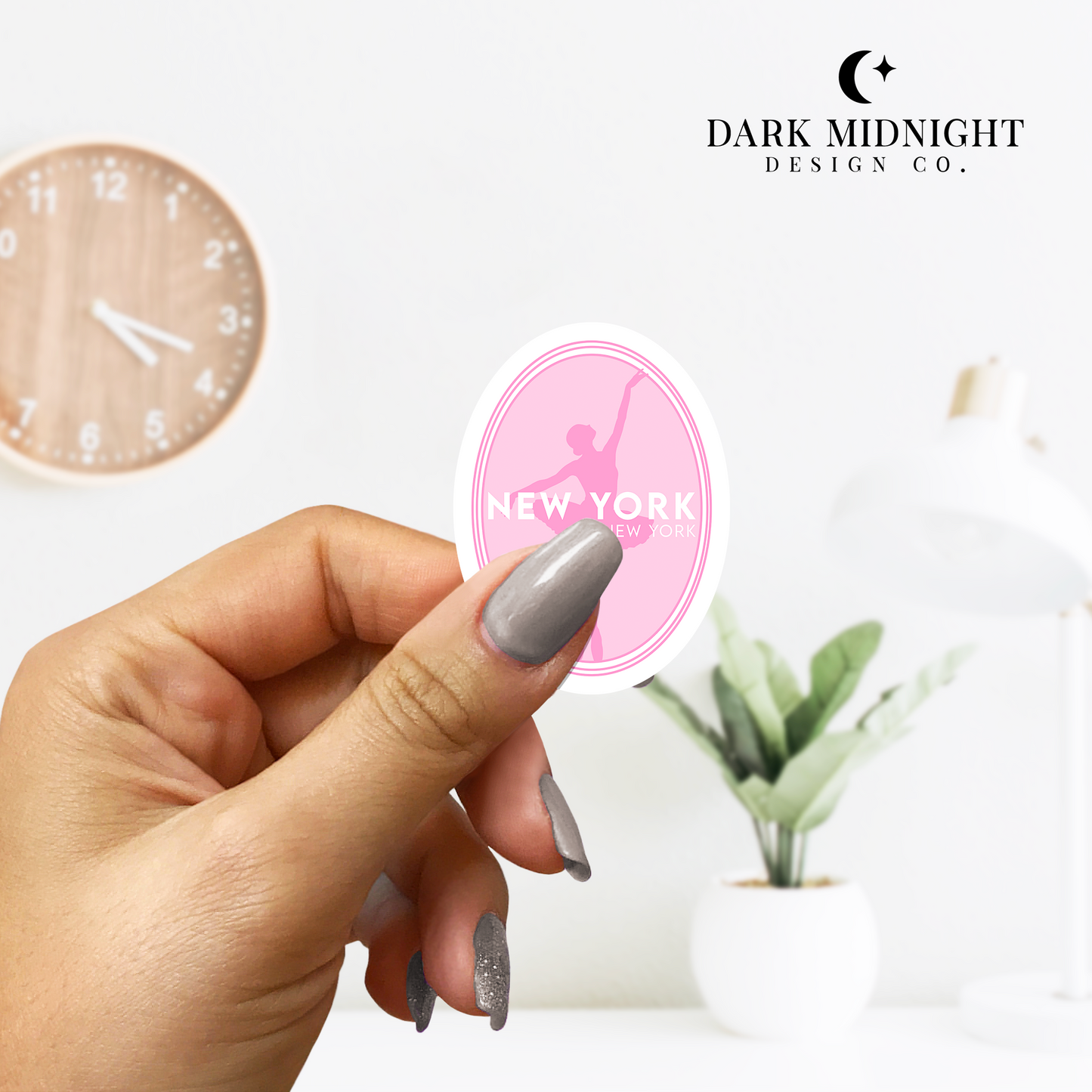 New York Ballet Destination Sticker - Officially Licensed Unexpectedly In Love Series