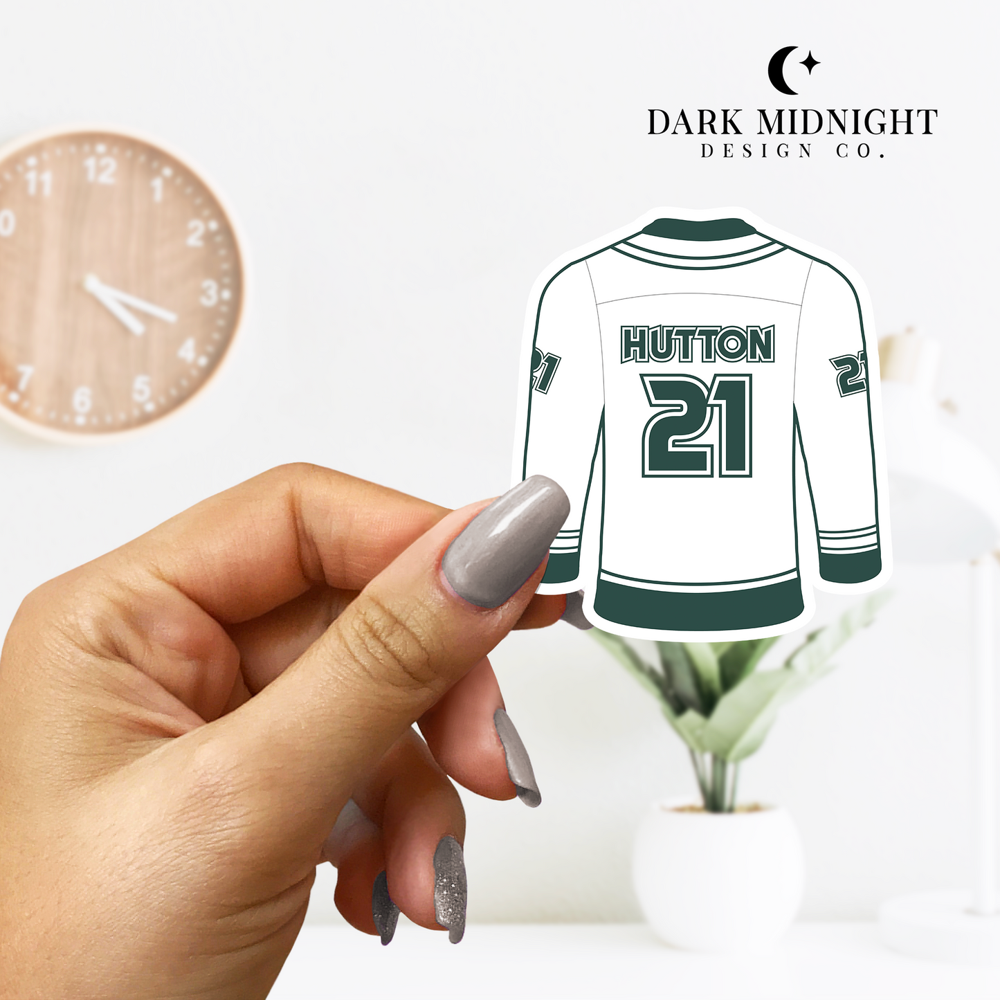 Maddox Hutton Vancouver Warriors Jersey Sticker - Officially Licensed Greatest Love Series