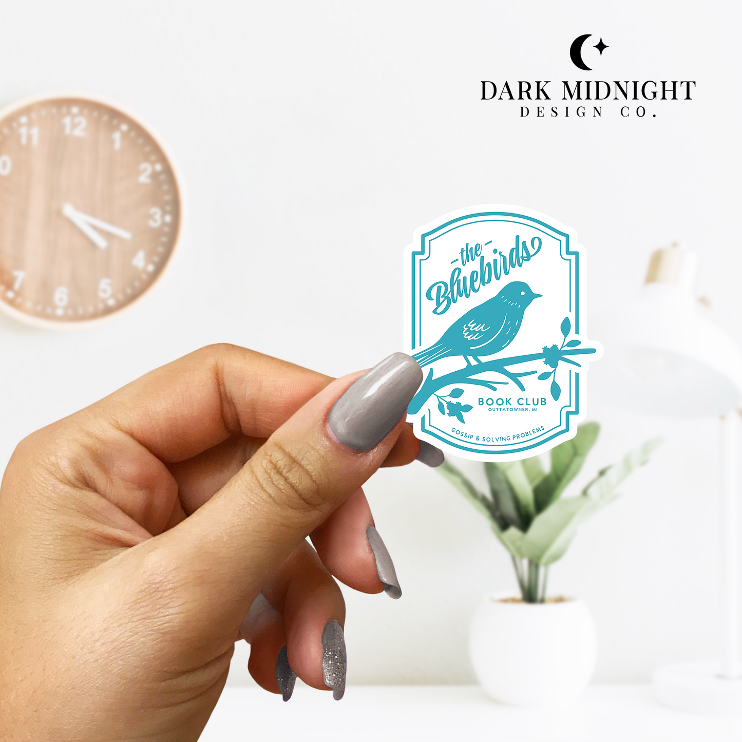 Bluebirds Book Club Logo Sticker - Officially Licensed Sullivan Family Series