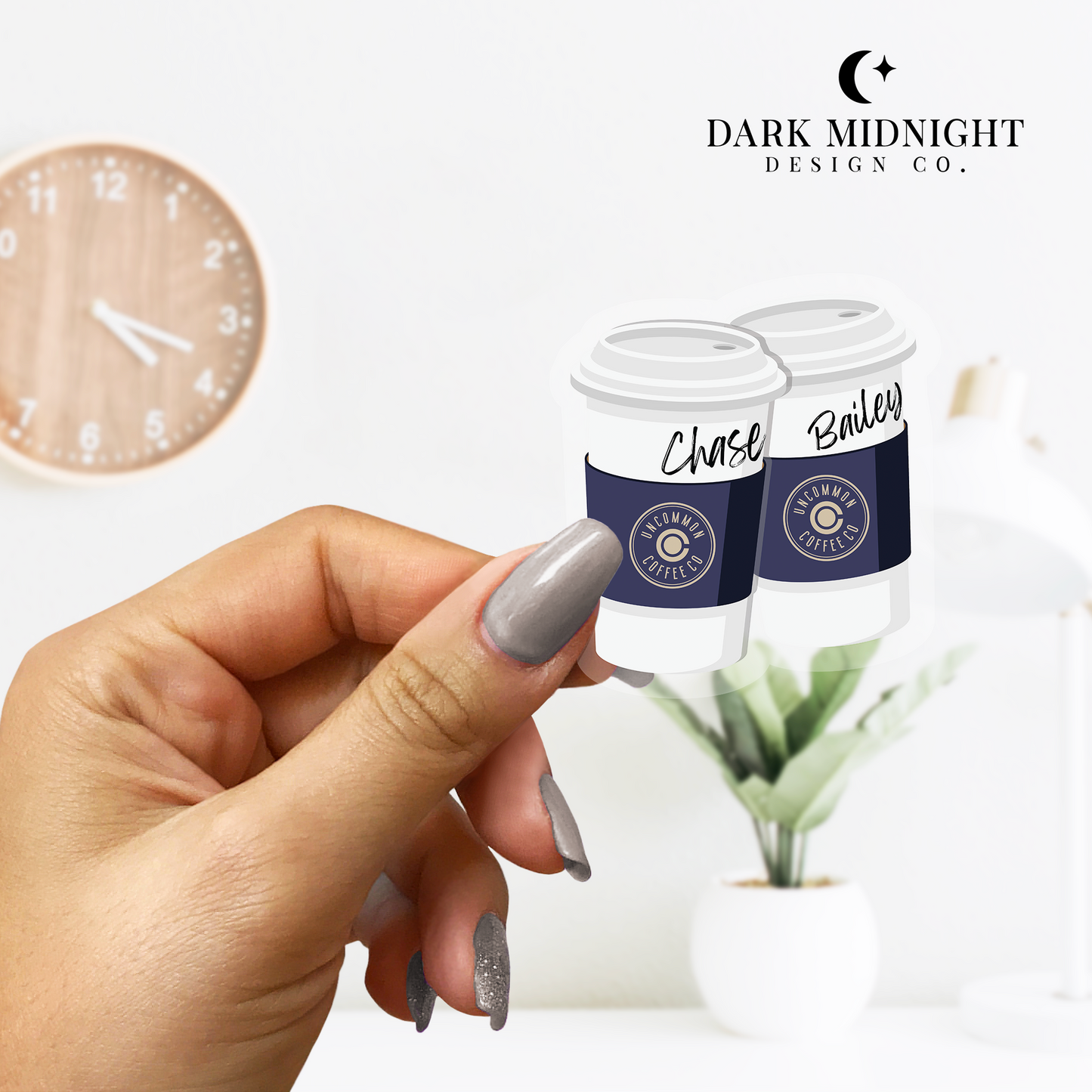 Uncommon Coffee Co - Chase & Bailey's Coffee Sticker - Officially Licensed Rules of the Game Series