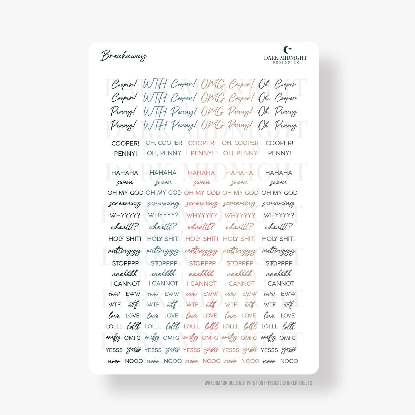 Breakaway Annotation Kit - Officially Licensed Beyond The Play Series