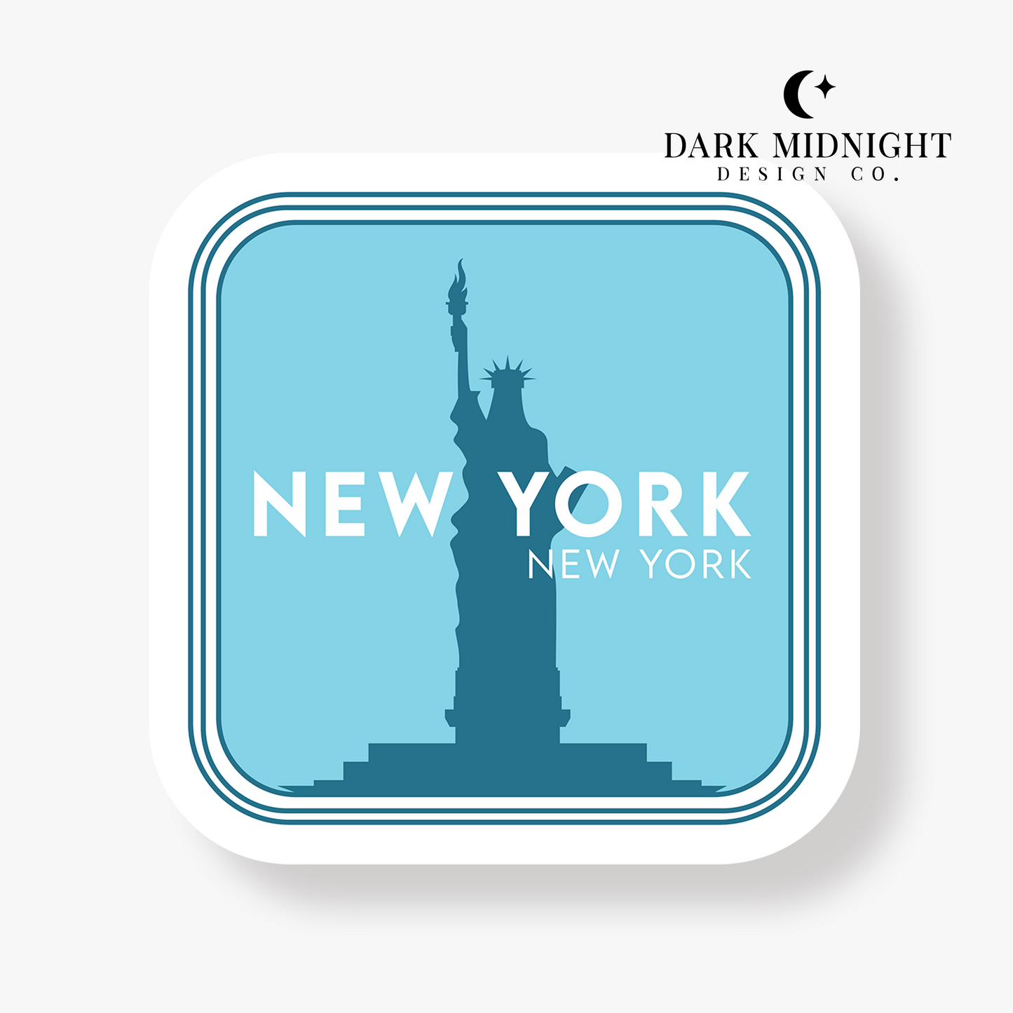 New York Destination Sticker - Officially Licensed Unexpectedly In Love Series