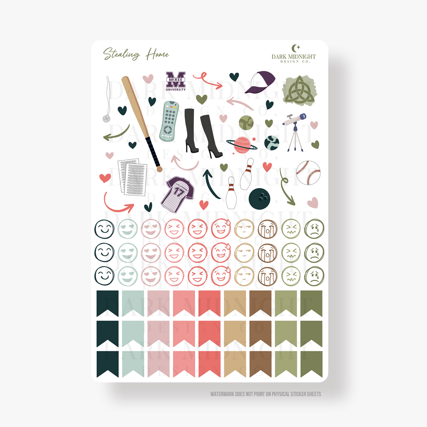 Stealing Home Annotation Stickers - Officially Licensed Beyond The Play Series