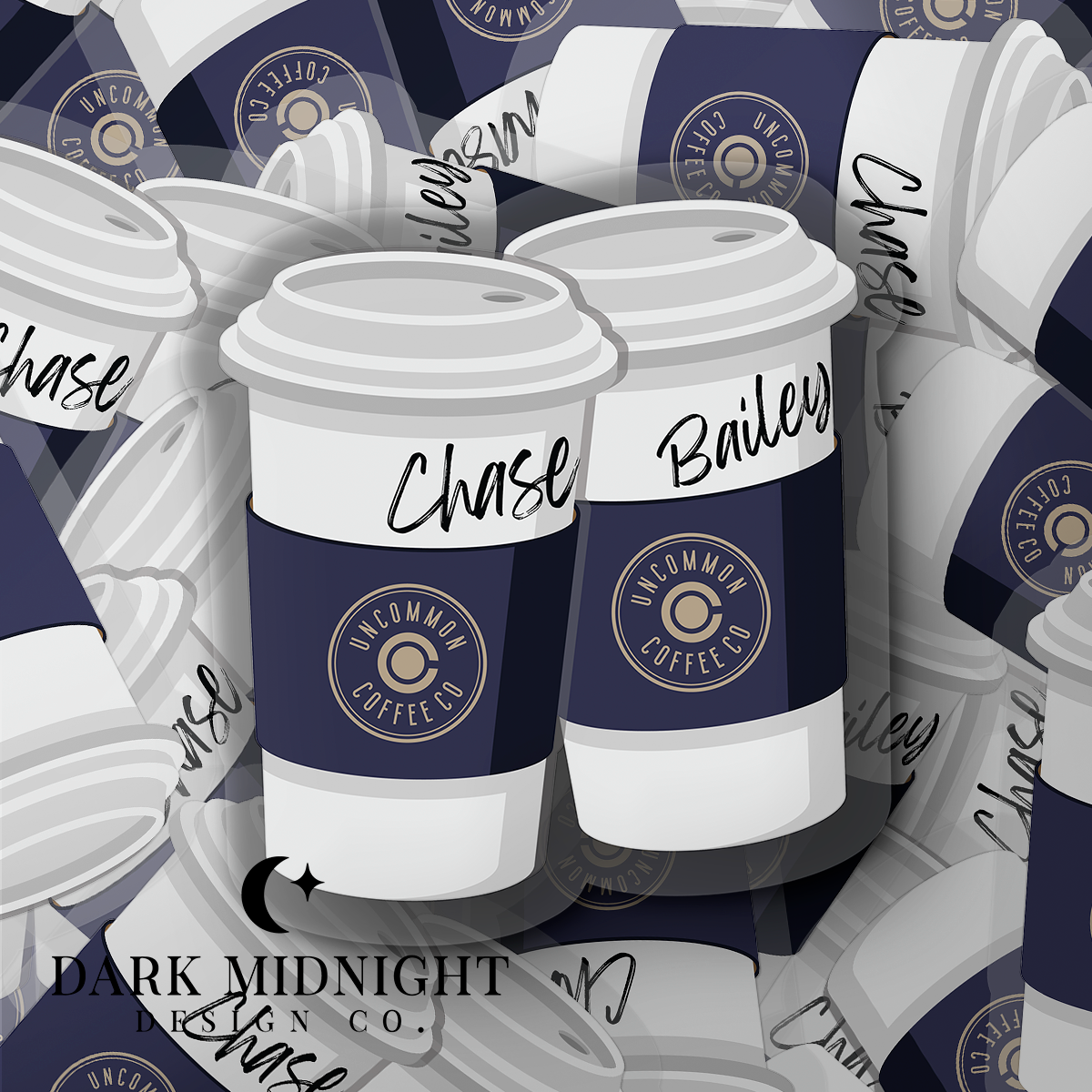 Uncommon Coffee Co - Chase & Bailey's Coffee Sticker - Officially Licensed Rules of the Game Series