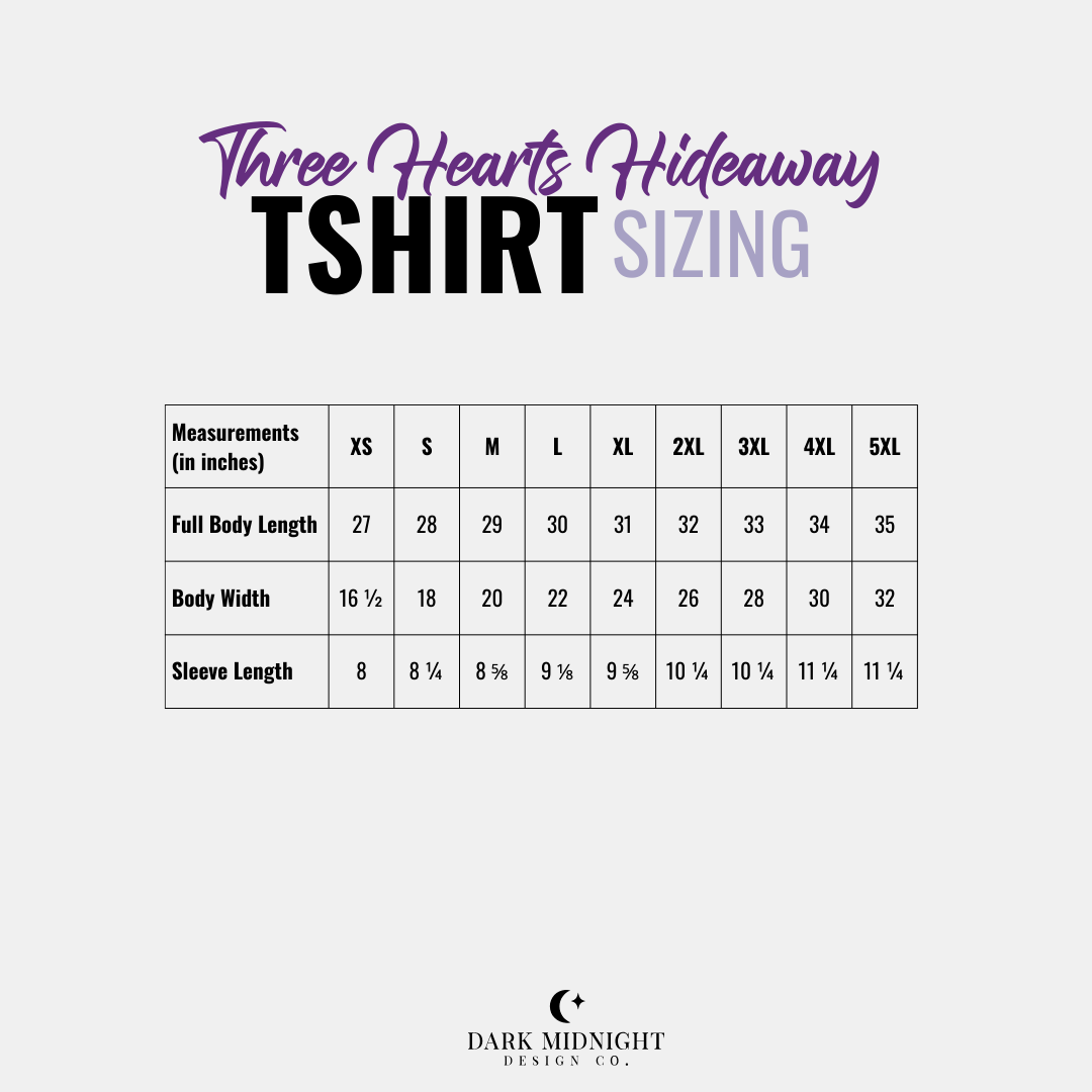 Love is Love is Love Tee - Officially Licensed Three Hearts Hideaway Merch