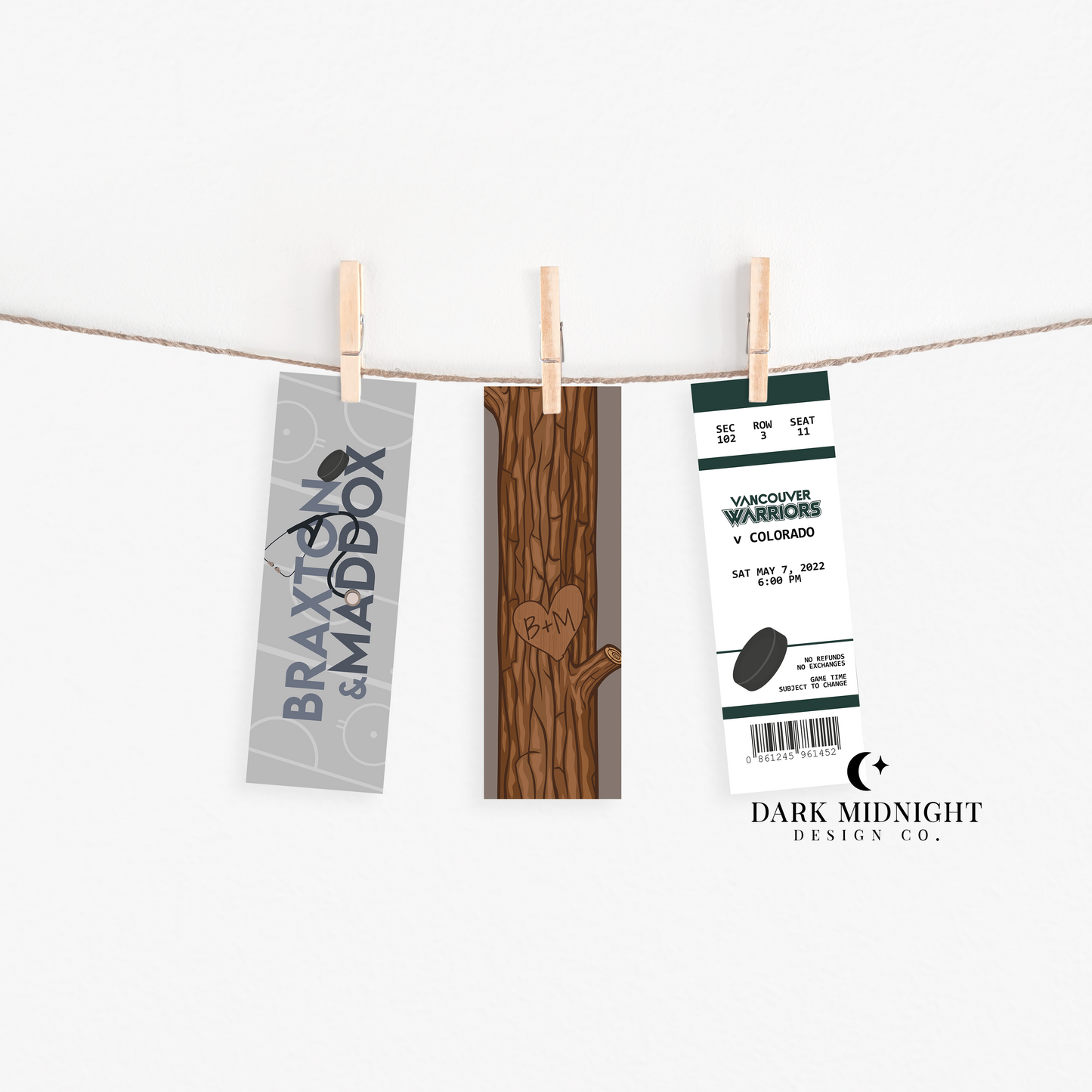 Braxton & Maddox Bookmark - Officially Licensed Greatest Love Series