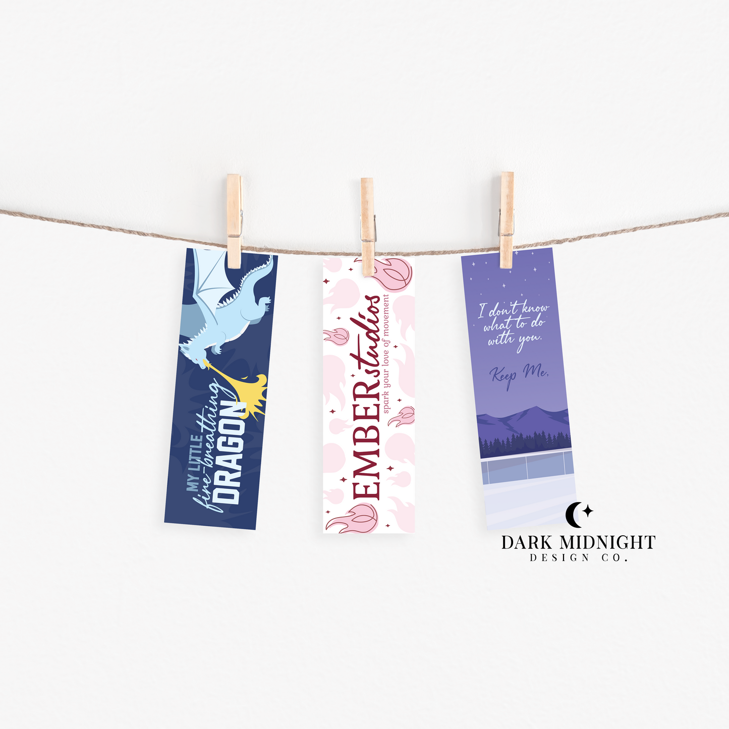 Fire Breathing Dragon Bookmark - Officially Licensed Vancouver Storm Series