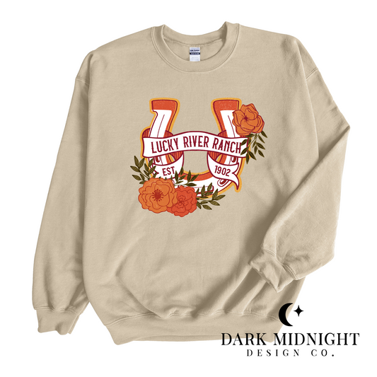 Pre-Order: Lucky River Ranch Logo Crew - Officially Licensed Lucky River Ranch Series