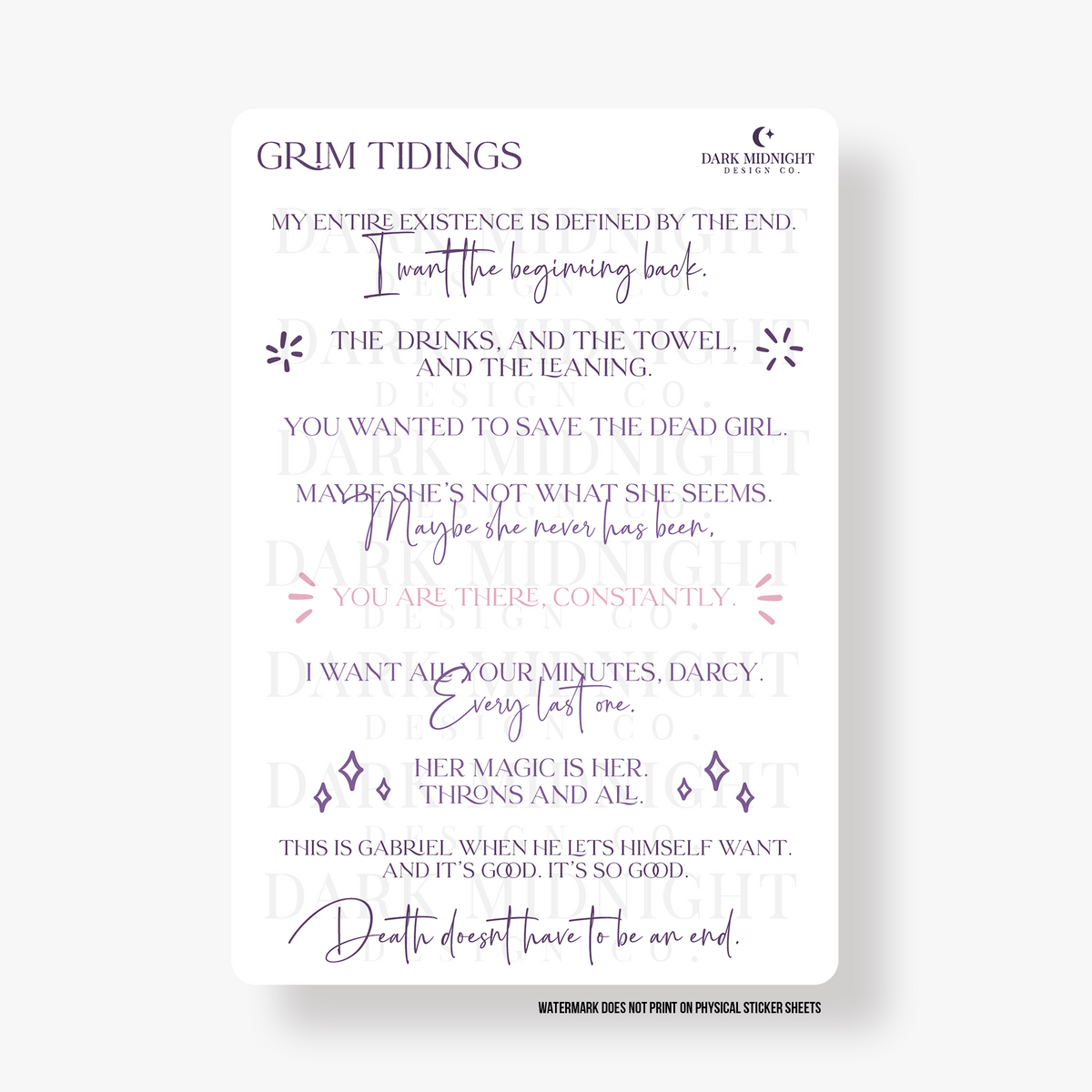 Grim Tidings Annotation Kit - Officially Licensed Ghosted Series