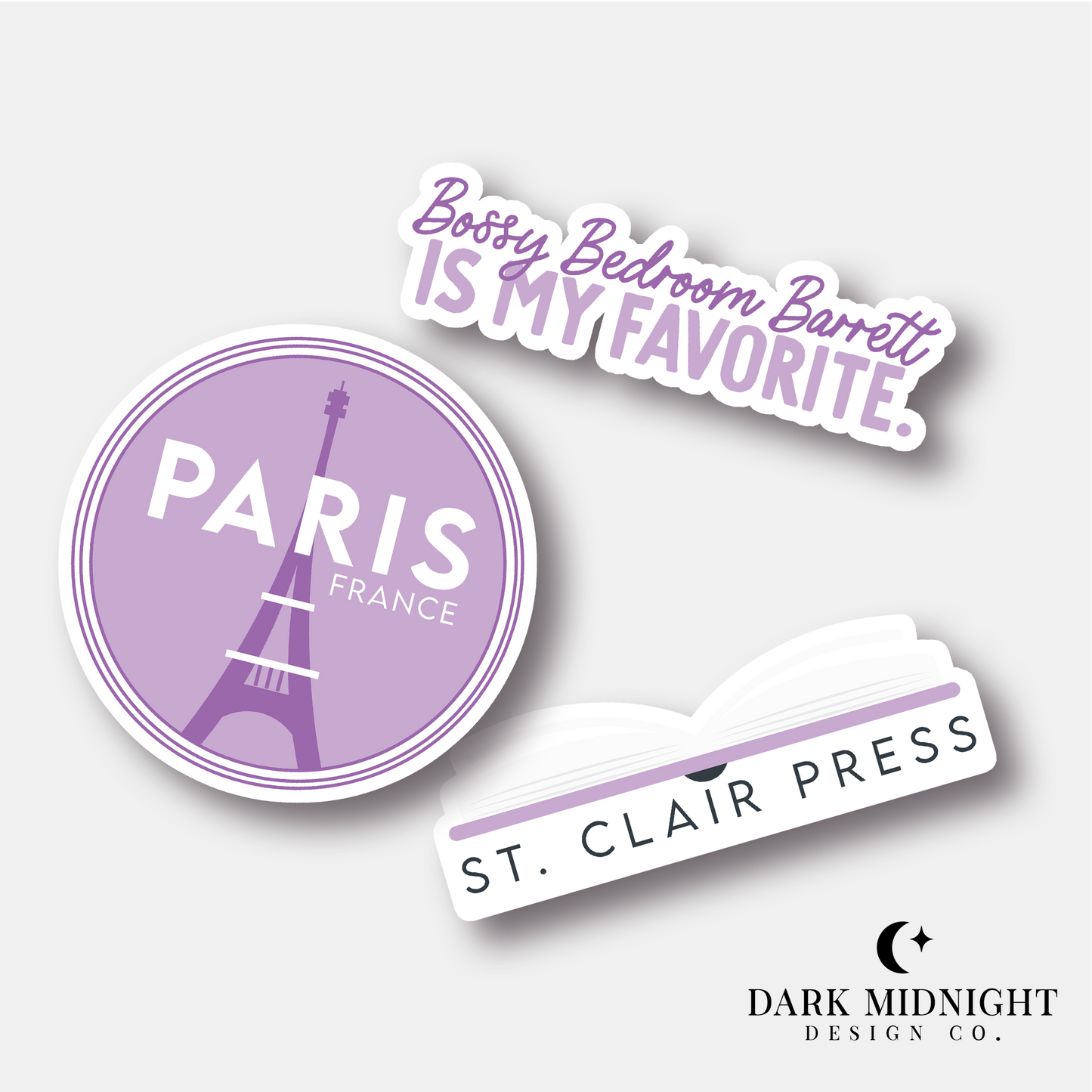 Reluctantly Yours Sticker Bundle - Officially Licensed Unexpectedly In Love Series Merch