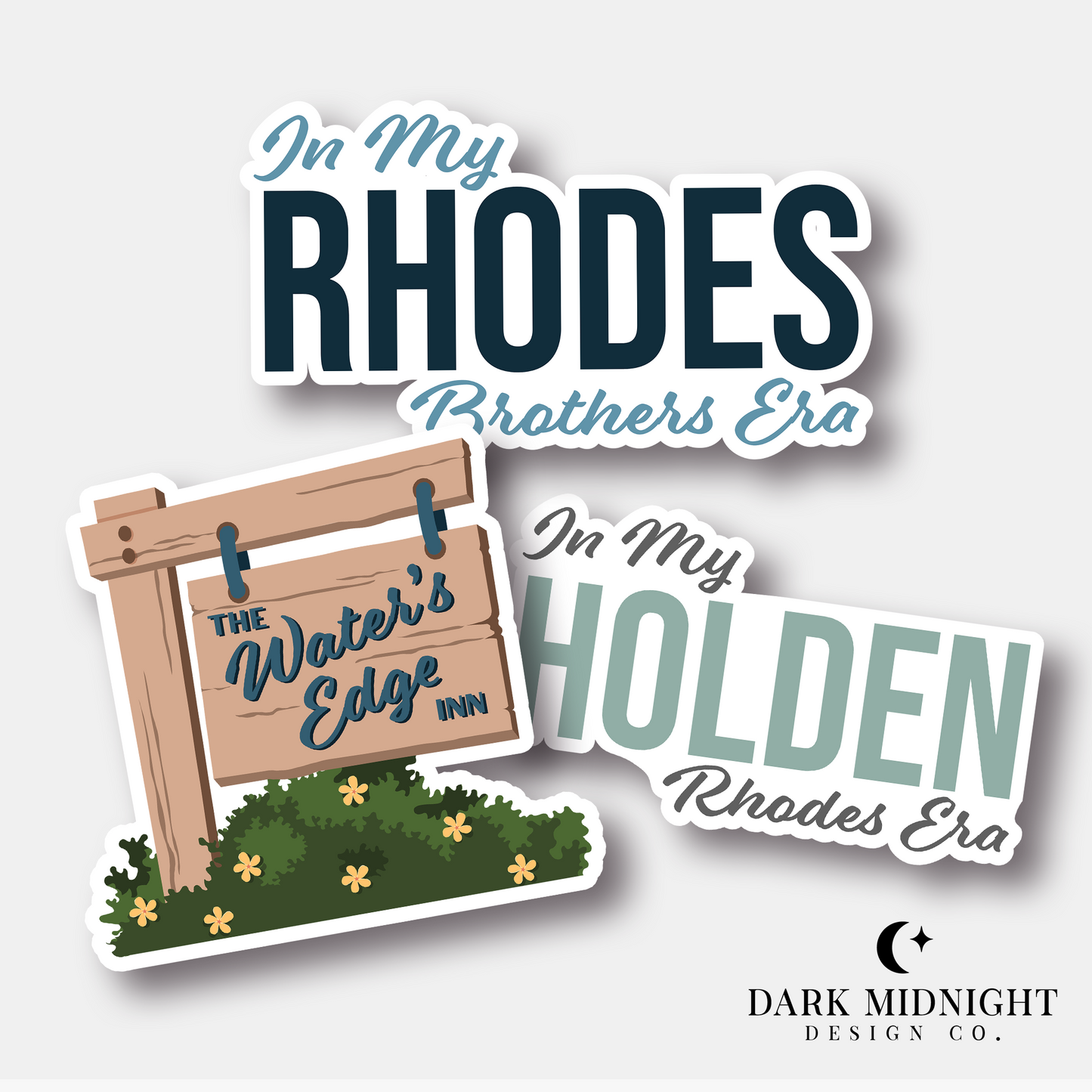 In Your Dreams, Holden Rhodes Sticker Bundle - Officially Licensed Queen's Cove Series Merch