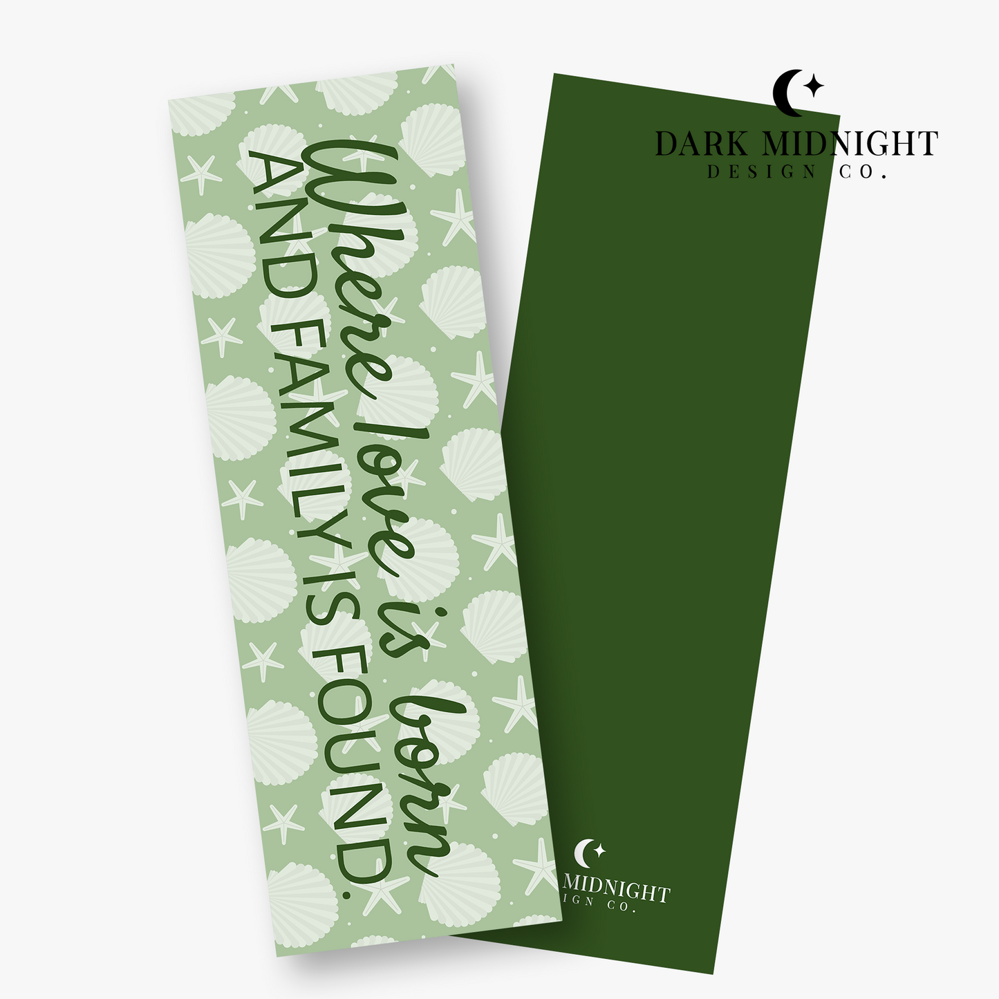 Where Love Is Born And Family Is Found Bookmark - Officially Licensed Amada Beach Series