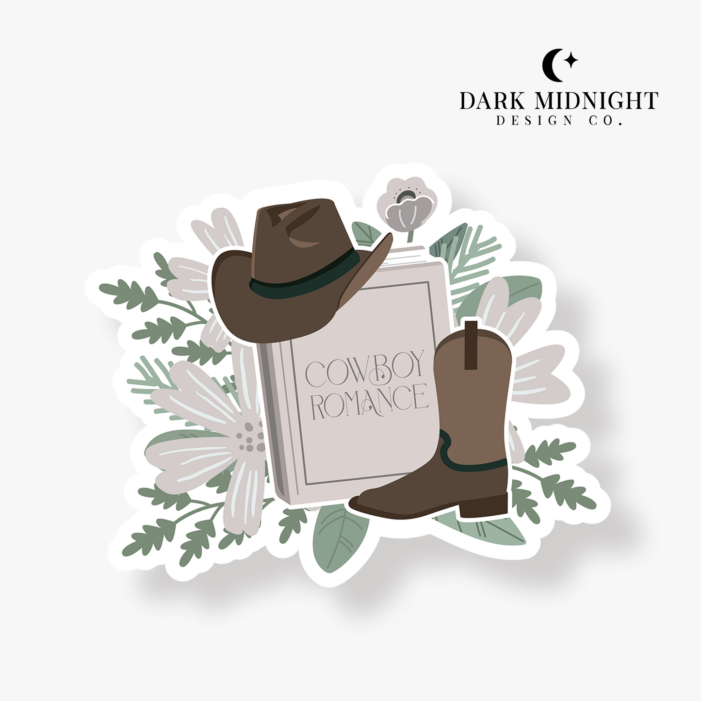 Cowboy Romance Sticker Pack - Set of 5 Stickers
