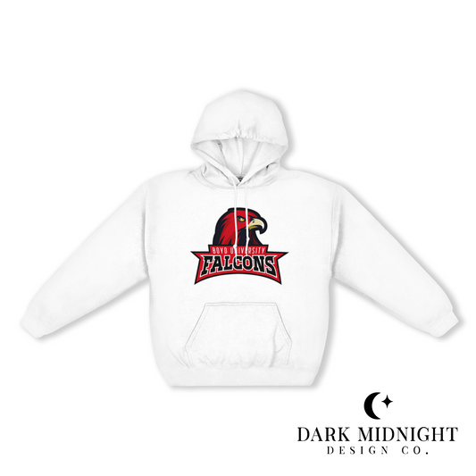 Boyd U Falcons Logo WHITE Hoodie Sweatshirt - Officially Licensed Rules of the Game Series