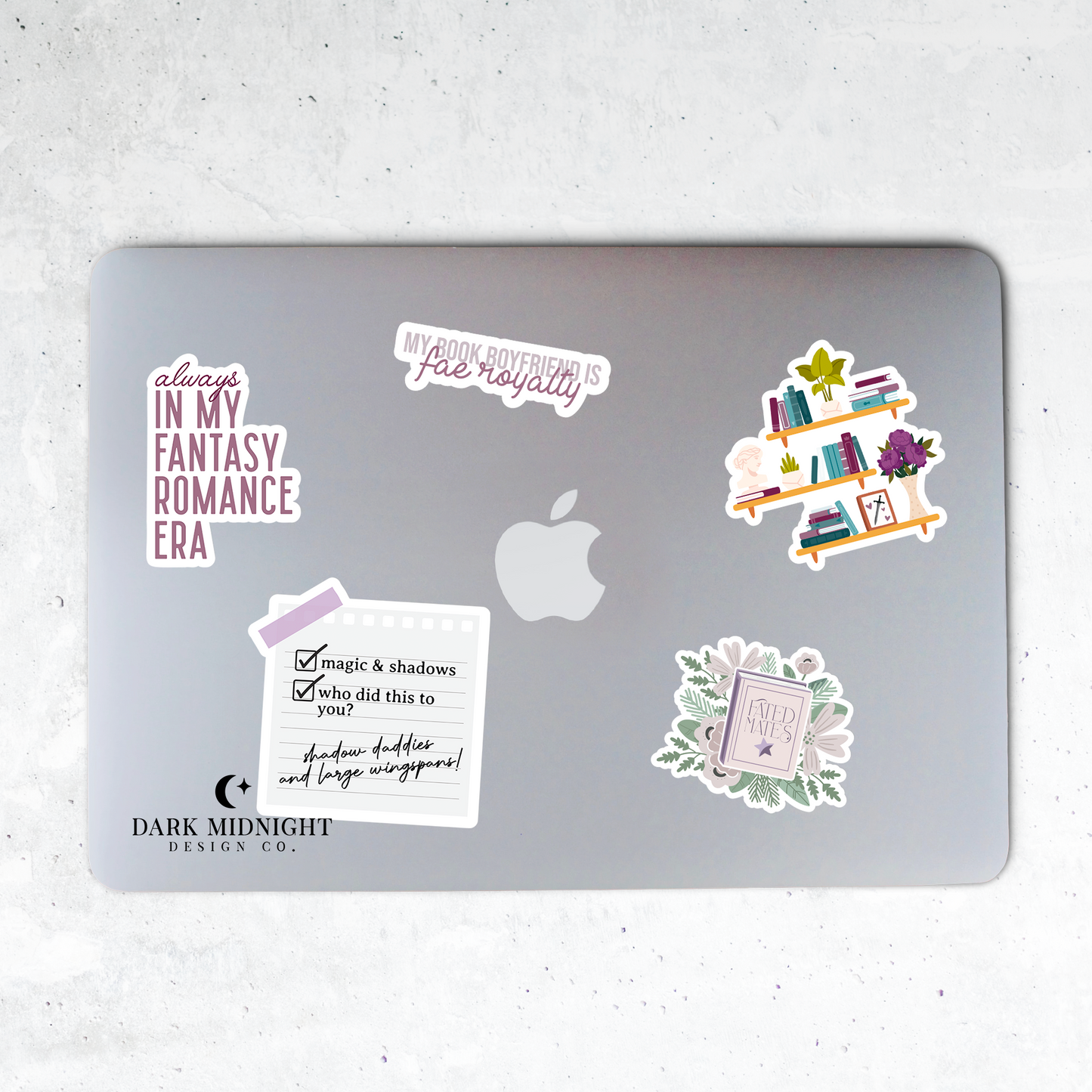 Fantasy Romance Sticker Pack - Set of 5 Stickers