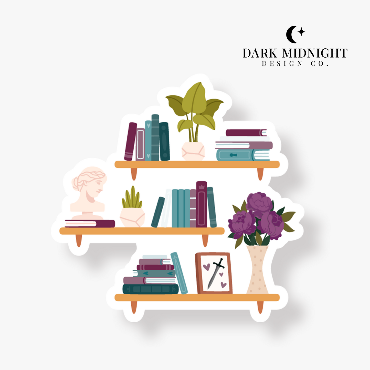 Fantasy Romance Sticker Pack - Set of 5 Stickers