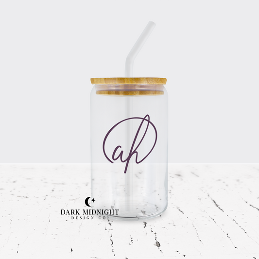 Adalyn Hutton Signature 16oz Glass Can - Officially Licensed Greatest Love Series