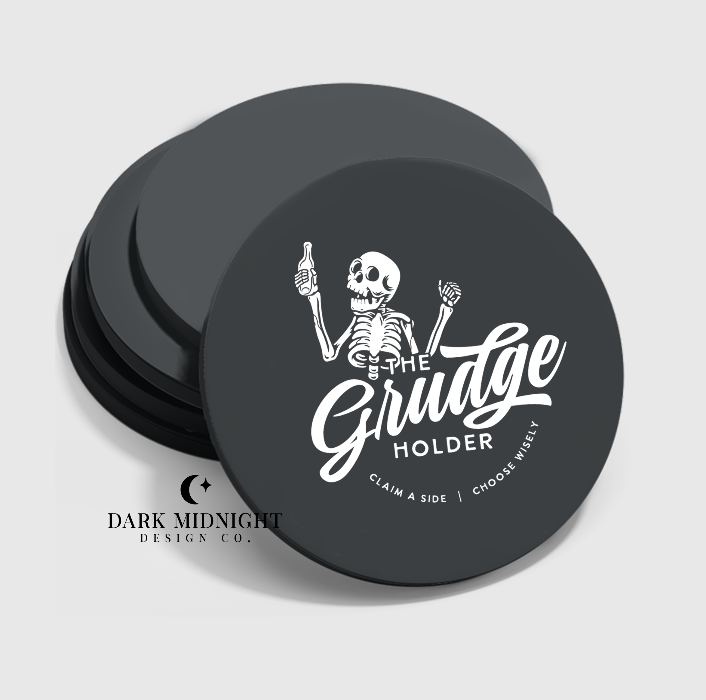 PreOrder Grudge Holder Bar Logo Coasters Set of 4 Officially Lic