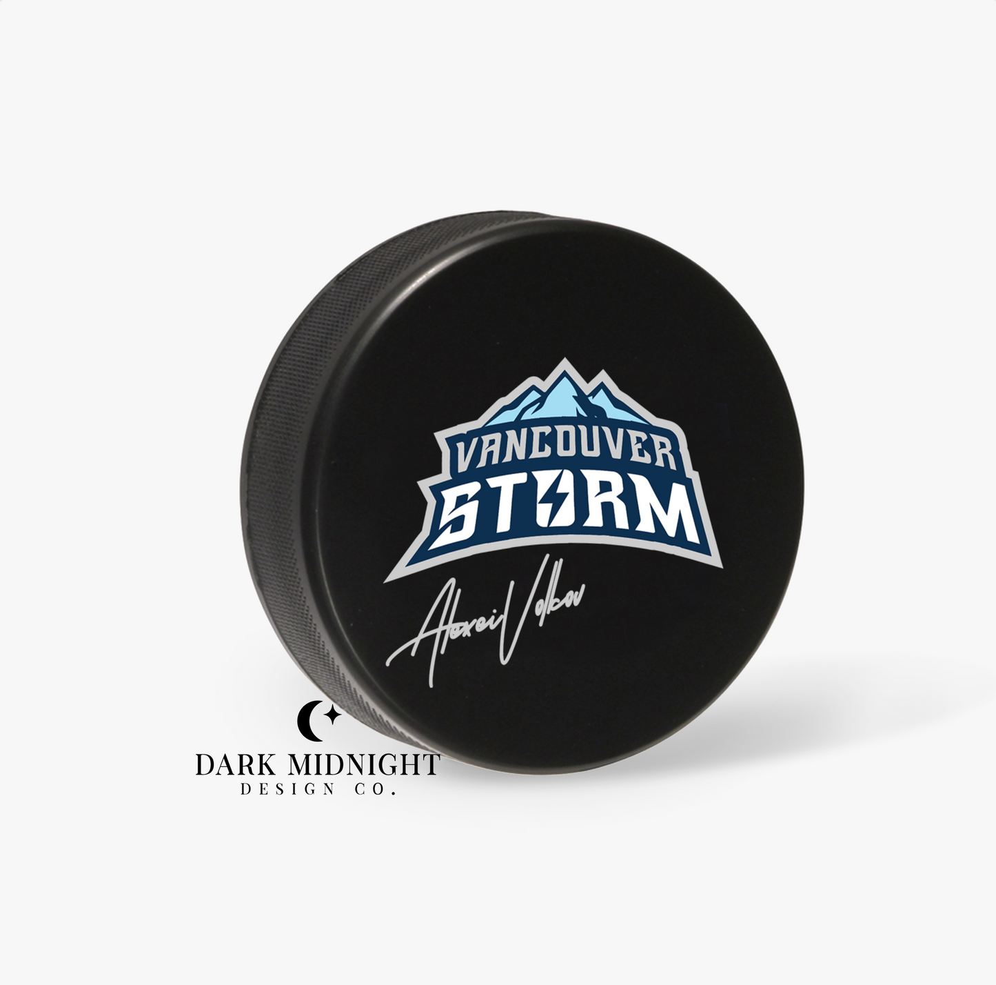 Alexei Volkov Signed Puck - Officially Licensed Vancouver Storm Series