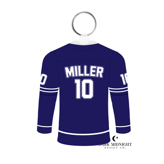 Rory Miller Jersey Keychain - Officially Licensed Vancouver Storm Series