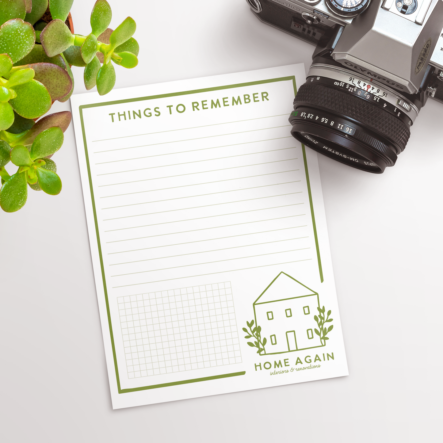 Home Again Logo Notepad - Officially Licensed Sullivan Family Series