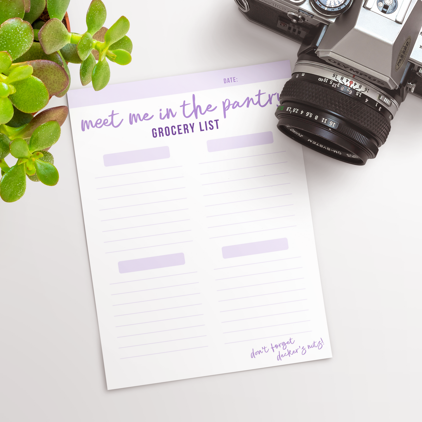 Meet Me in the Pantry Notepad - Officially Licensed Boys of Lake Chapel Series