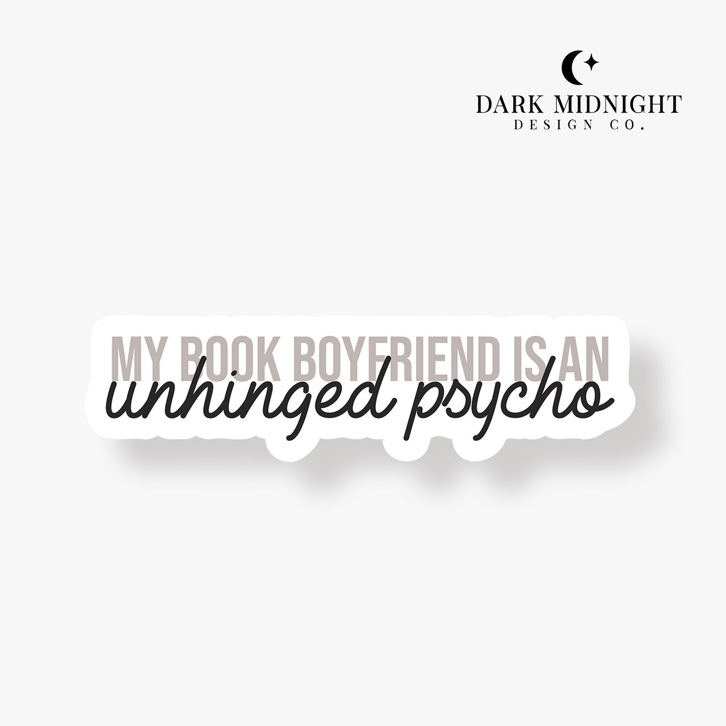 Dark Romance Sticker Pack - Set of 5 Stickers