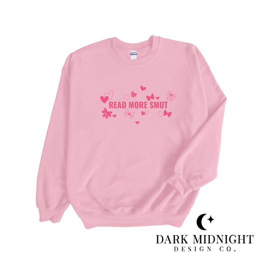 Read More Smut Crewneck Sweatshirt - Officially Licensed Peacock Springs Merch