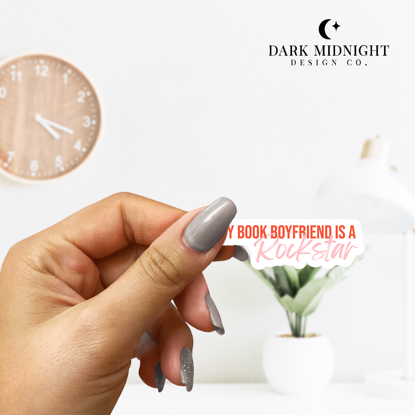 My Book Boyfriend is a Rockstar Sticker