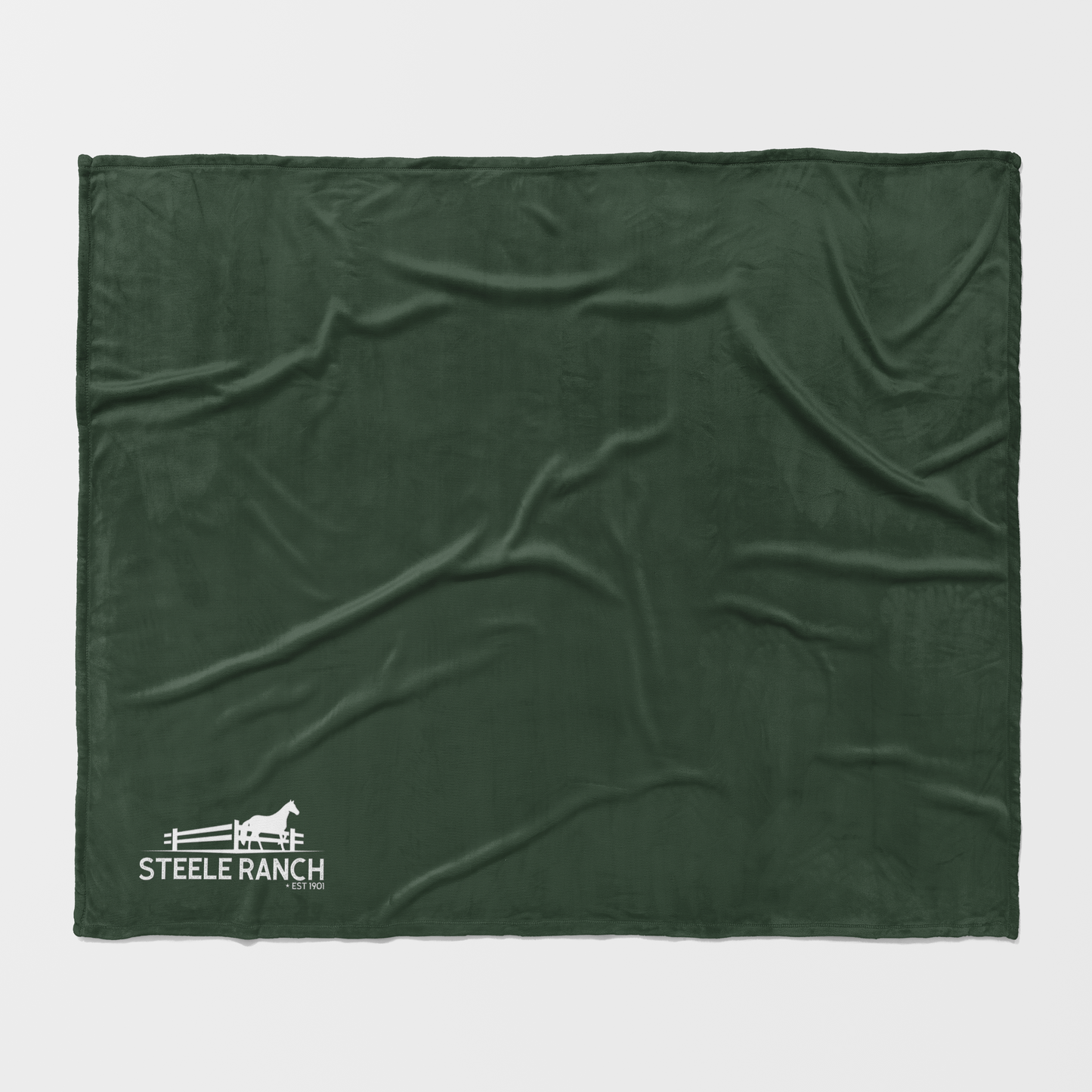 Pre-Order: Steele Ranch Logo Fleece Blanket - Officially Licensed Cherry Peak Series